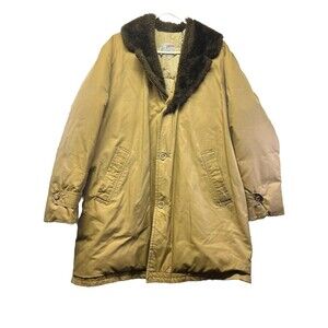 Vintage Comfy Goose Down Puffer Jacket Coat Parka Seattle Men's Large Brown